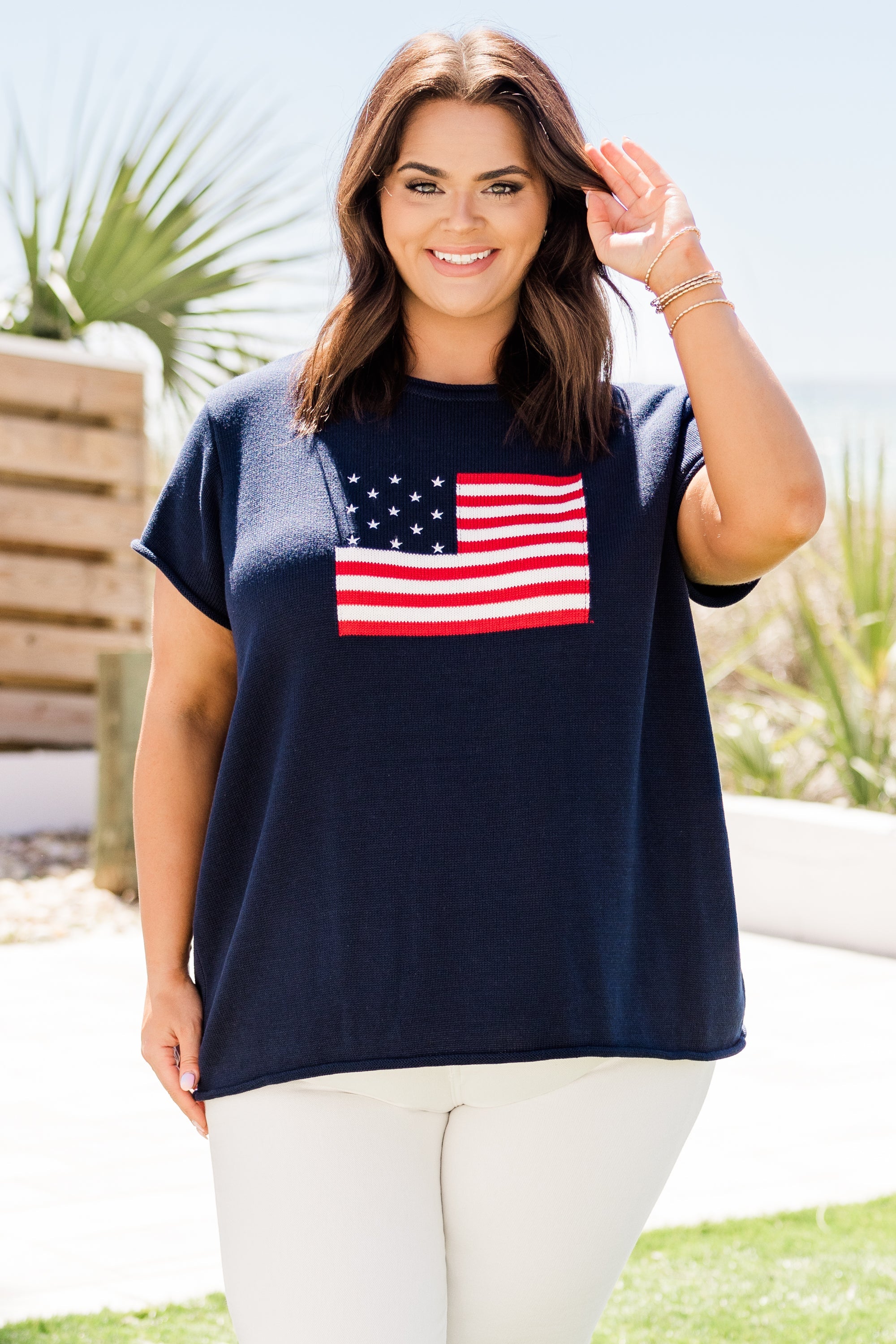 Freedom Sweater, Navy