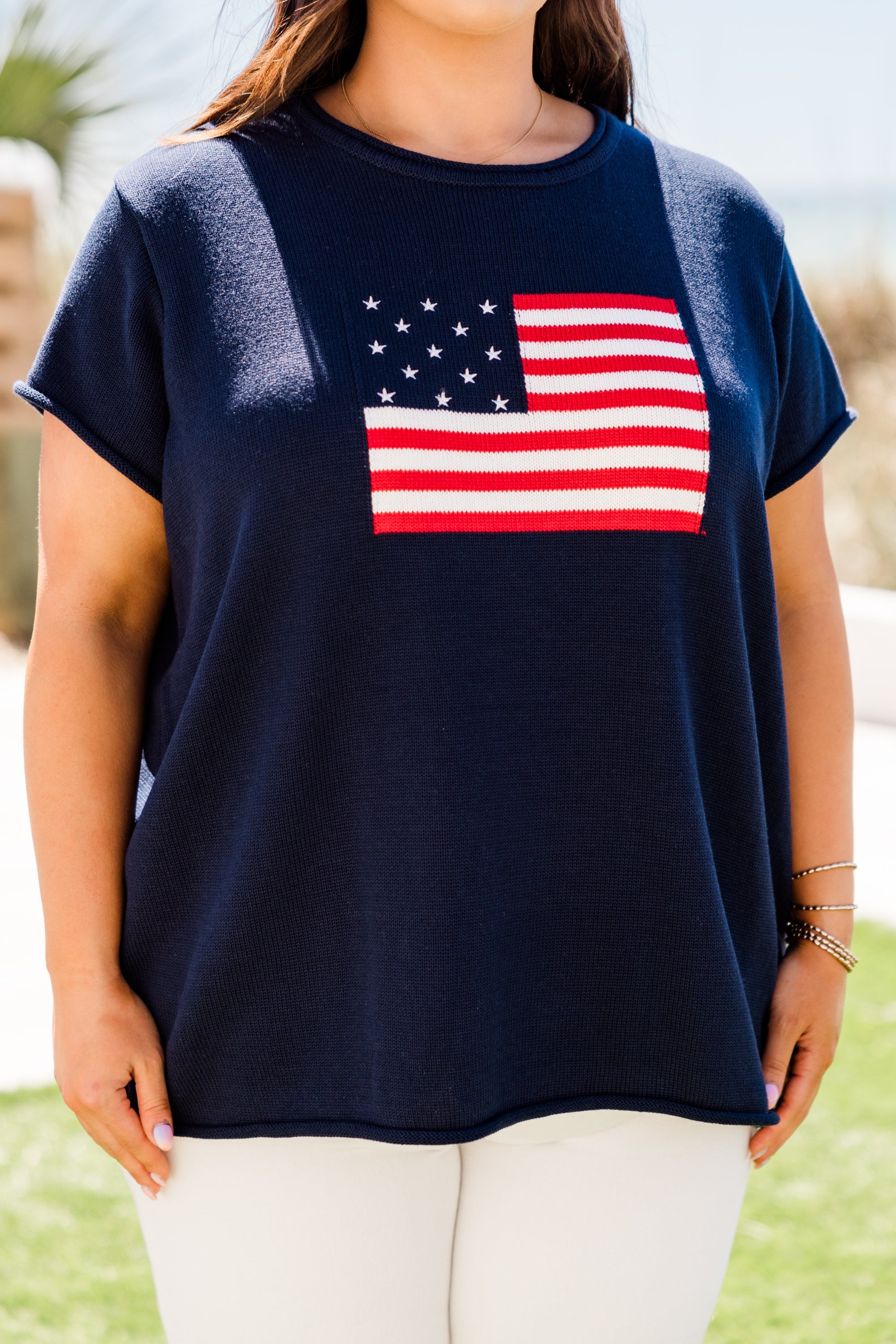Freedom Sweater, Navy