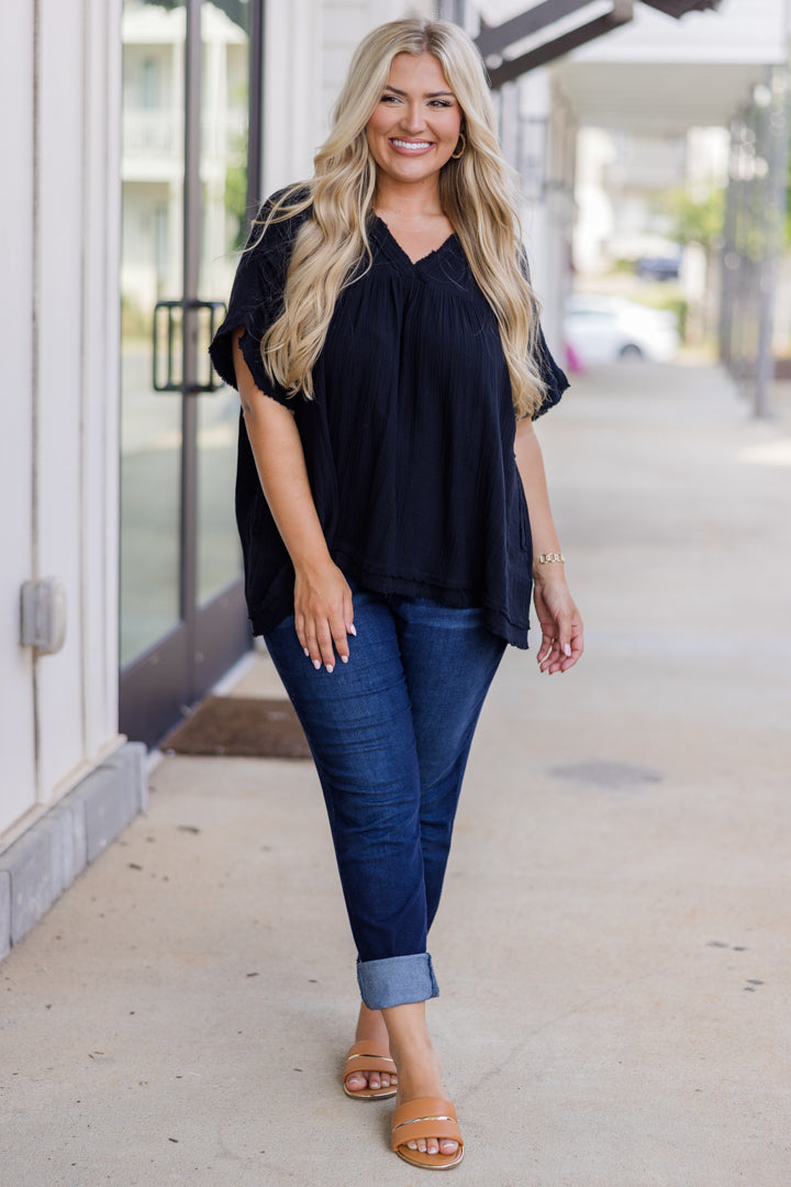 Delight In Dancing Top, Black