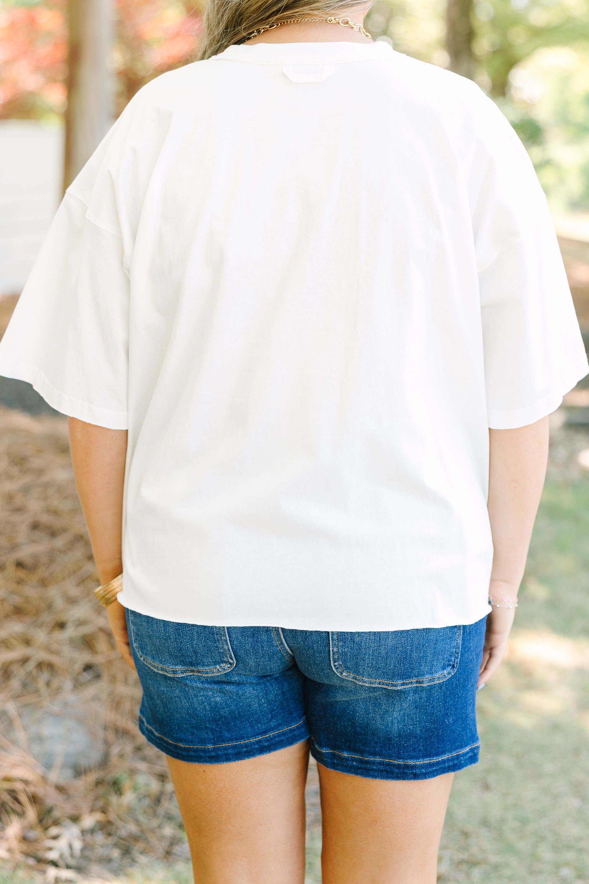 Worth The Wait Tee, White