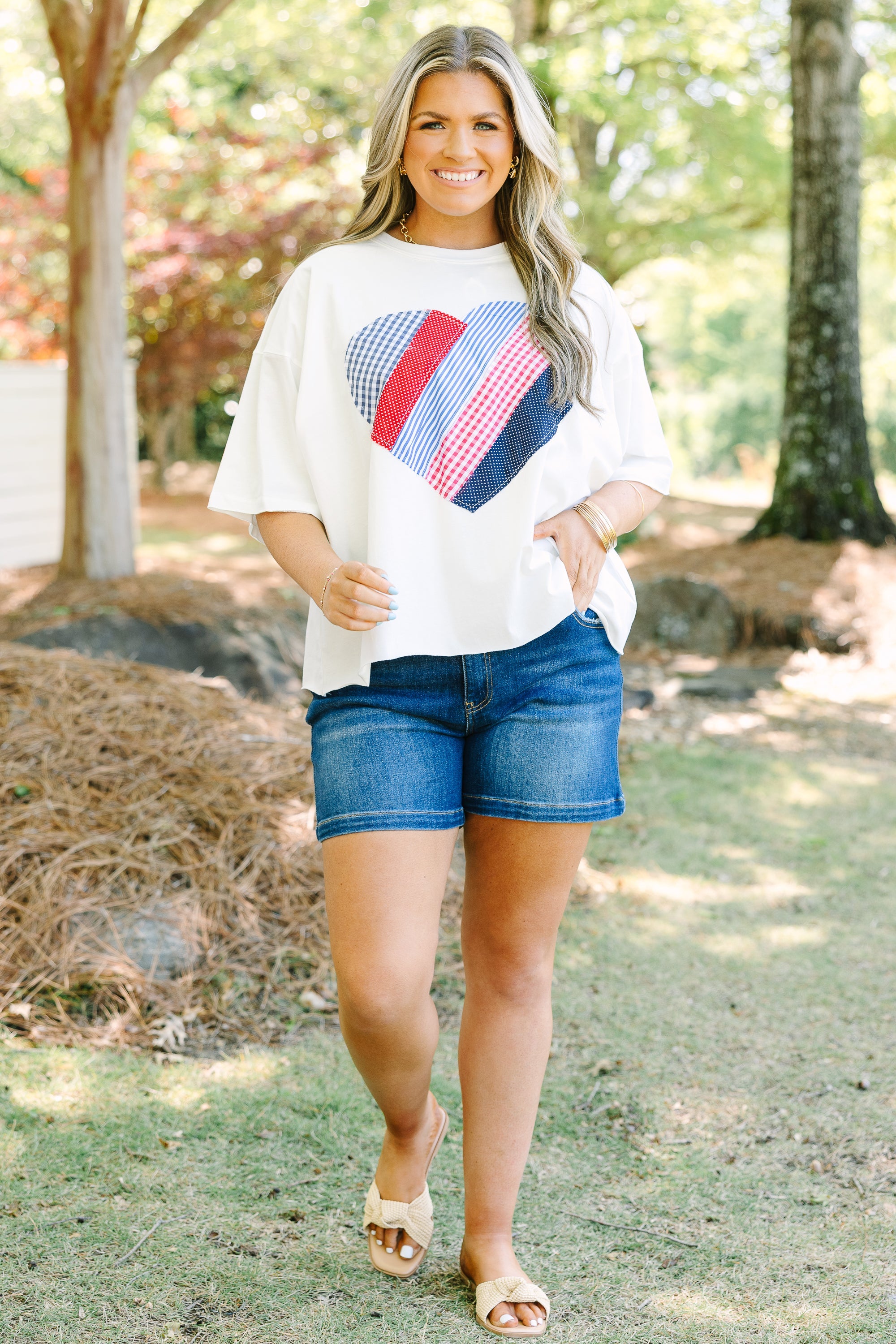 Worth The Wait Tee, White