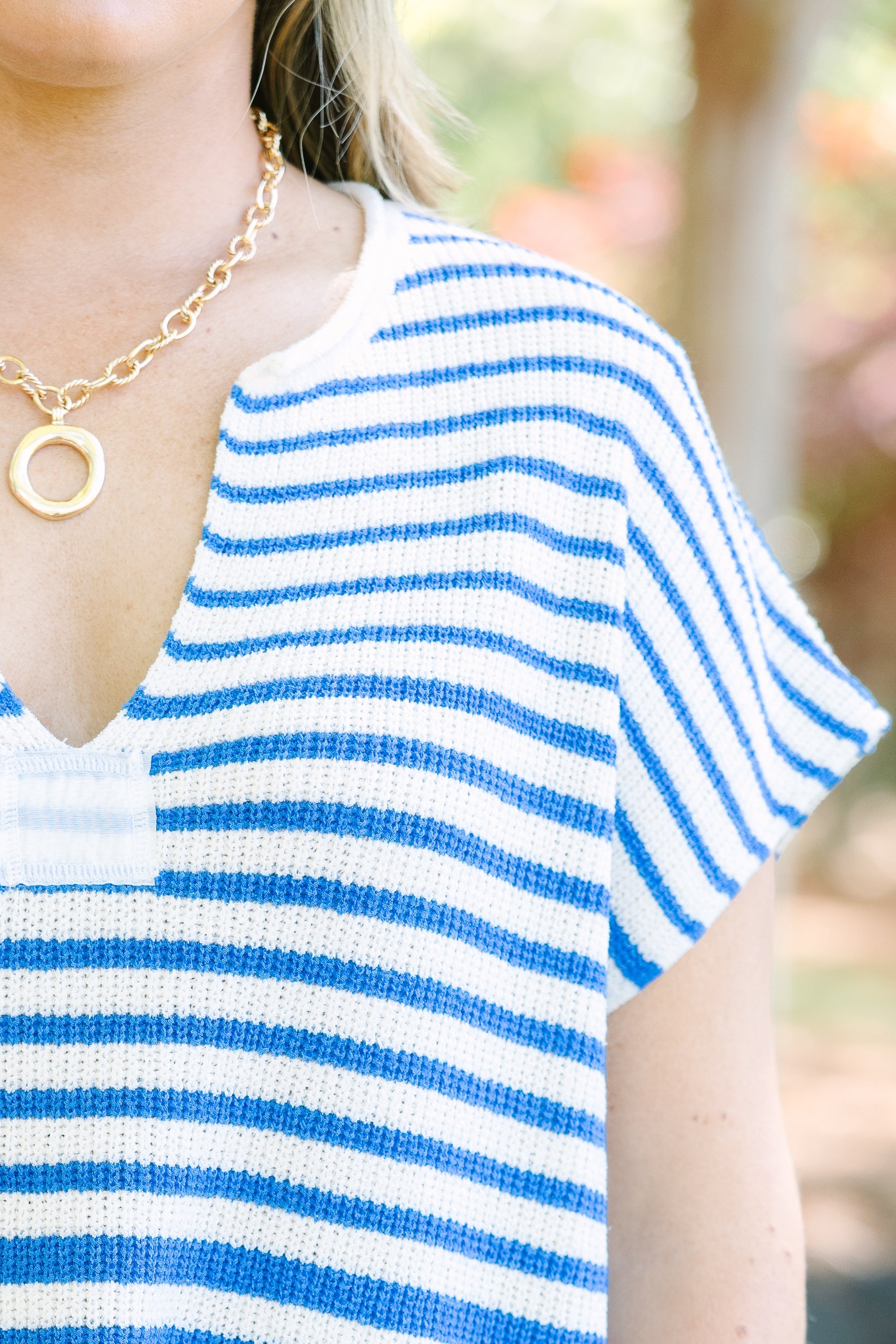 Twice As Nice Sweater, Blue