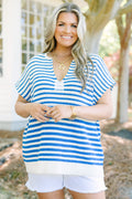 Twice As Nice Sweater, Blue