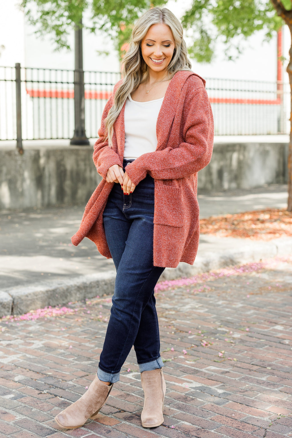 Fall Beyond Cardigan, Heather Rust
