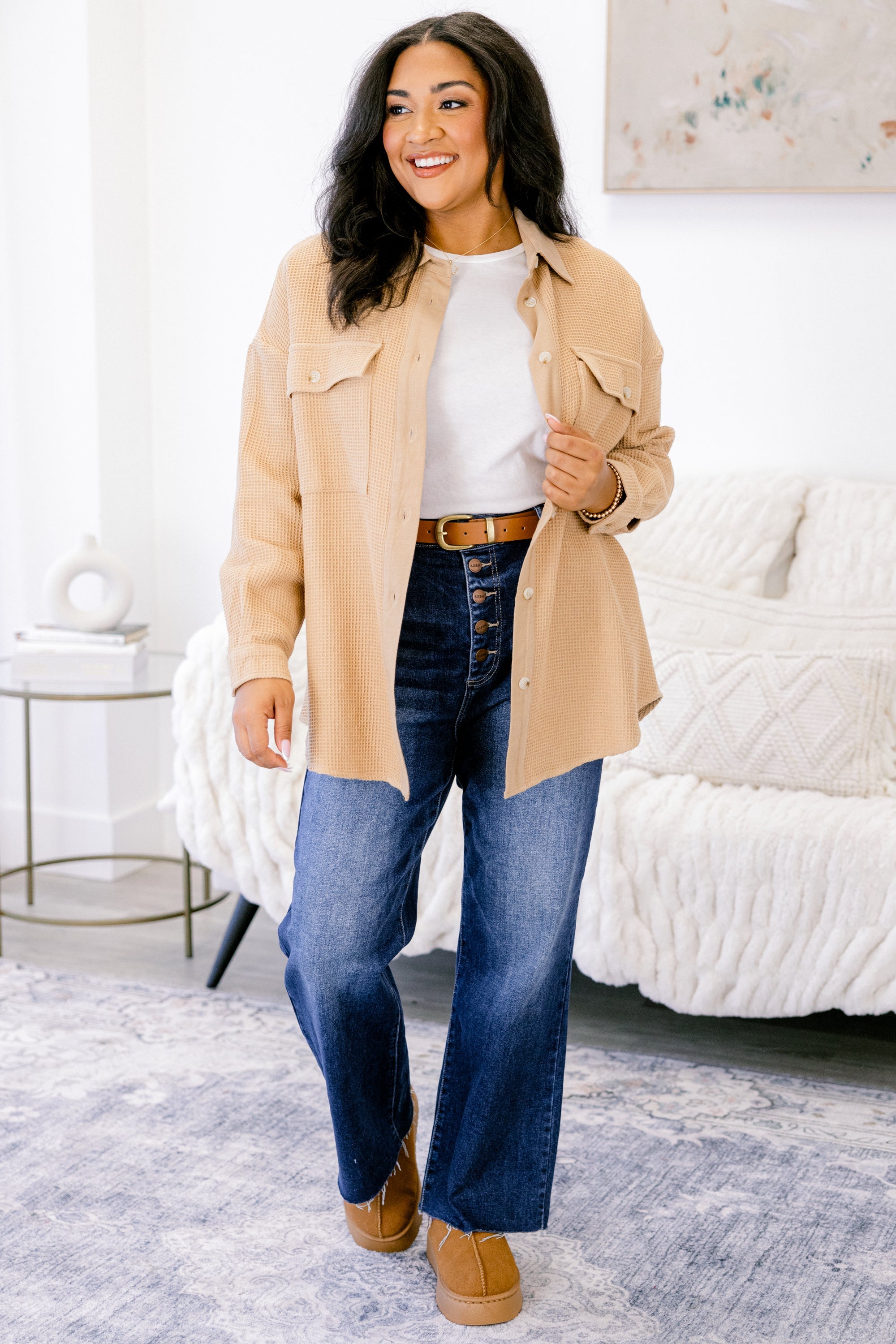 Fall Mornings Jacket, Khaki