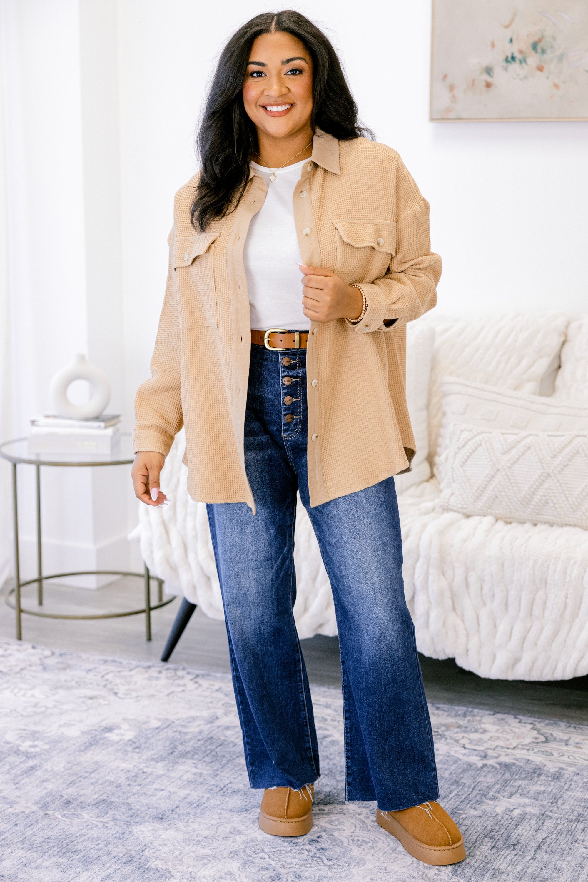 Fall Mornings Jacket, Khaki