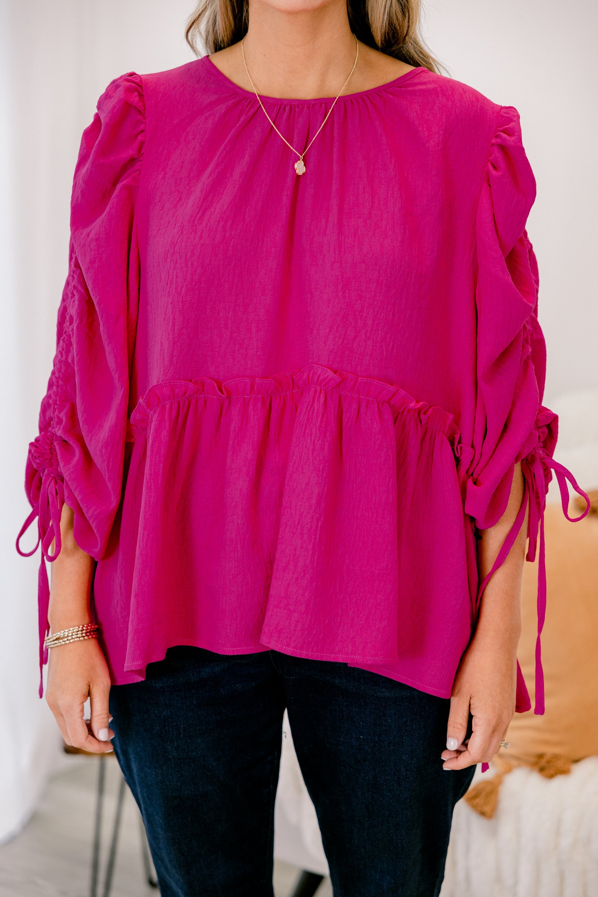 Fallin' In Love Top, Magenta
