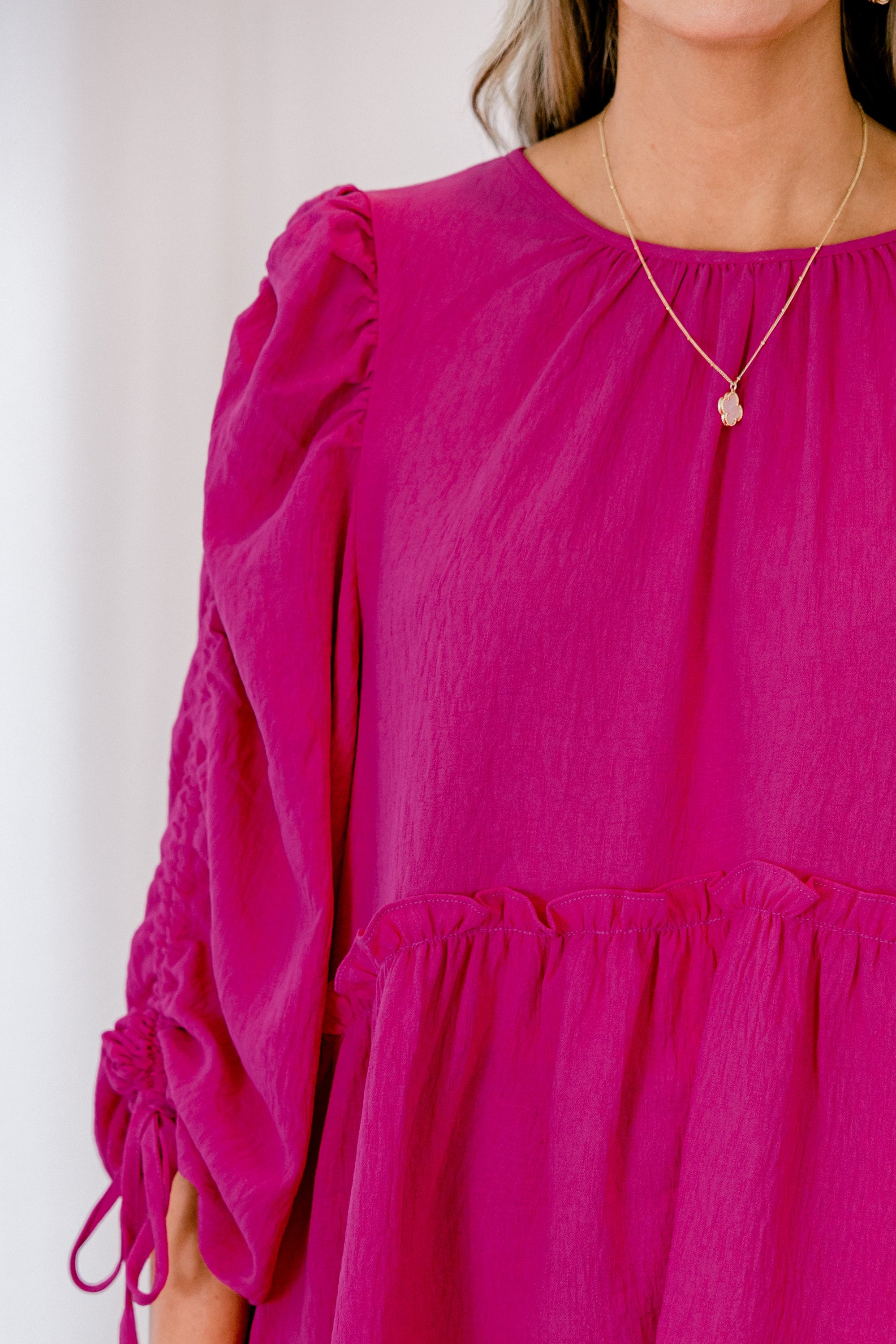 Fallin' In Love Top, Magenta