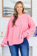 Falling Petals Sweater, Pink