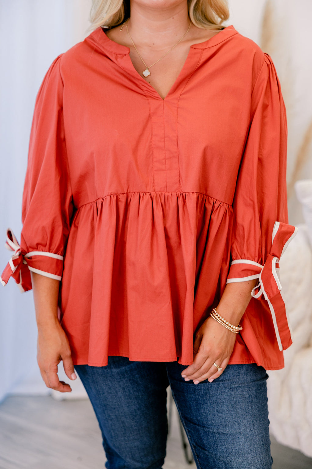 Falling Slowly Top, Orange