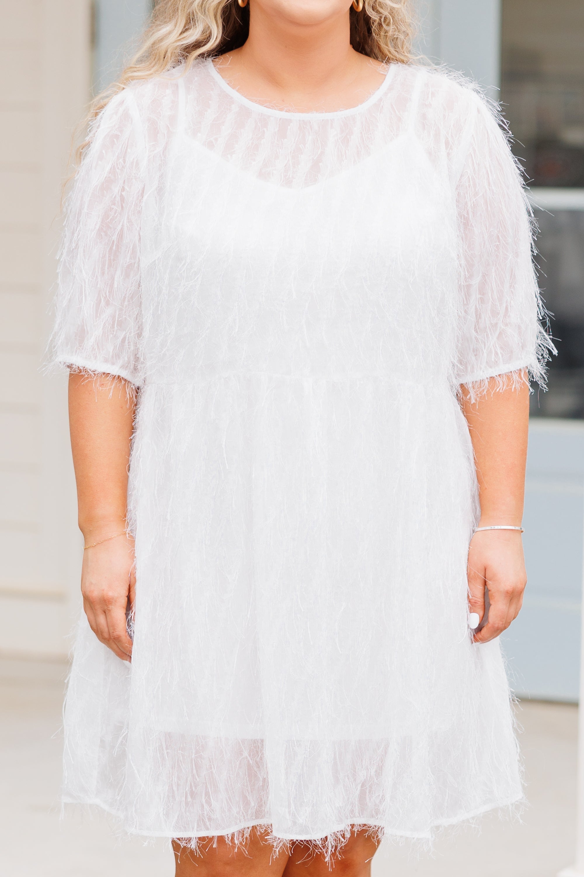 Fancy Like Dress, White