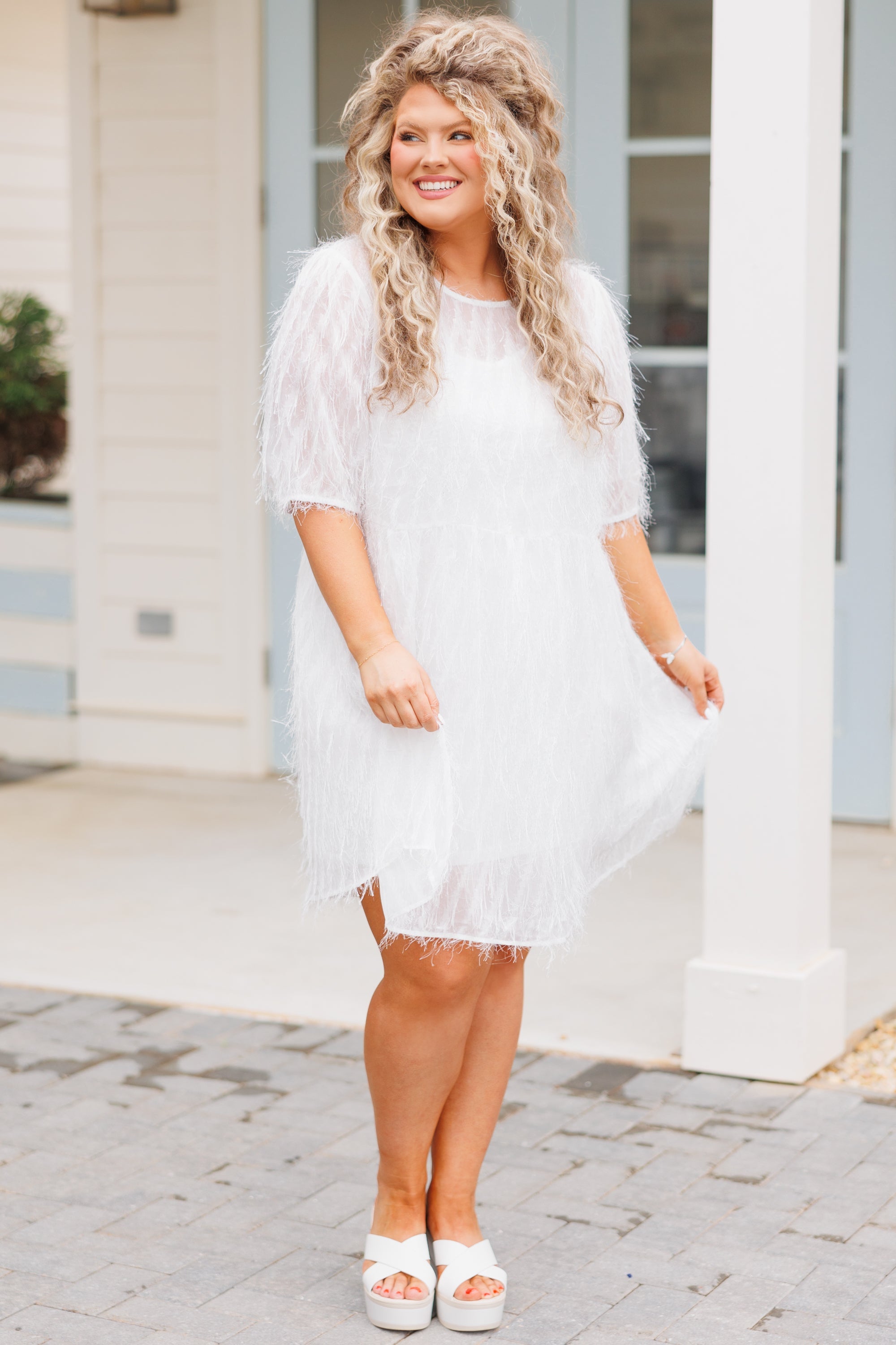 Fancy Like Dress, White