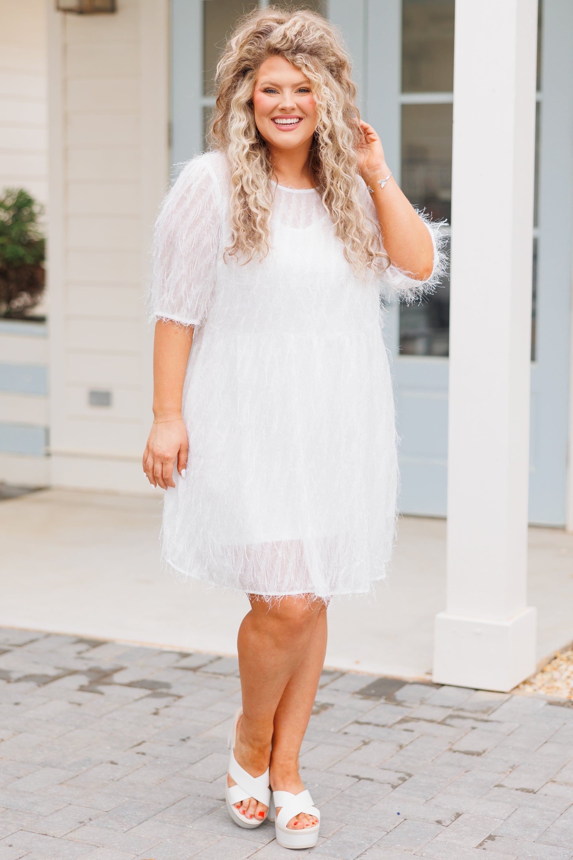 Fancy Like Dress, White