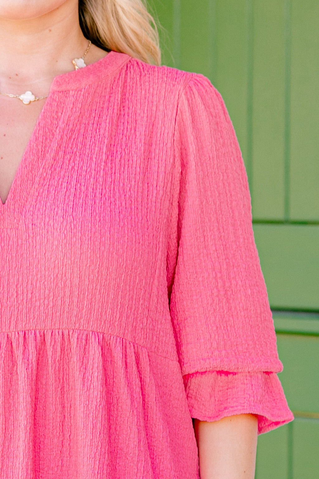 Farmer's Market Cutie Dress, Hot Pink