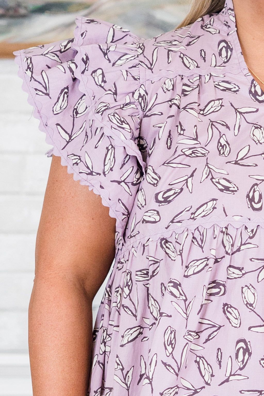Fearless Hearts Dress, Lilac