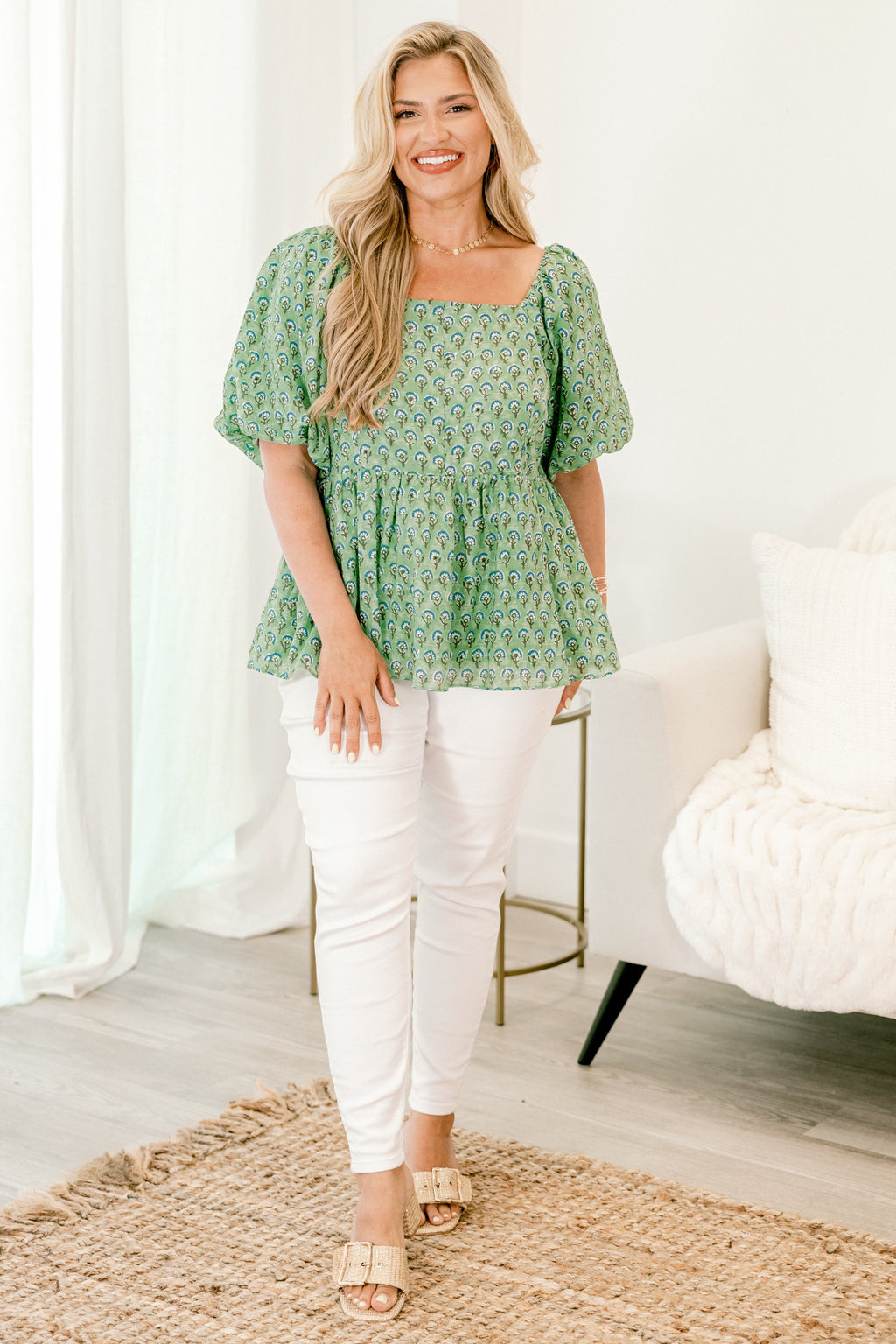 Feel About It Top, Green