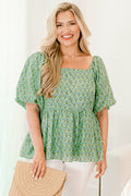 Feel About It Top, Green