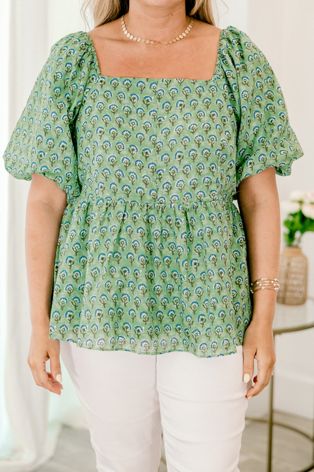 Feel About It Top, Green