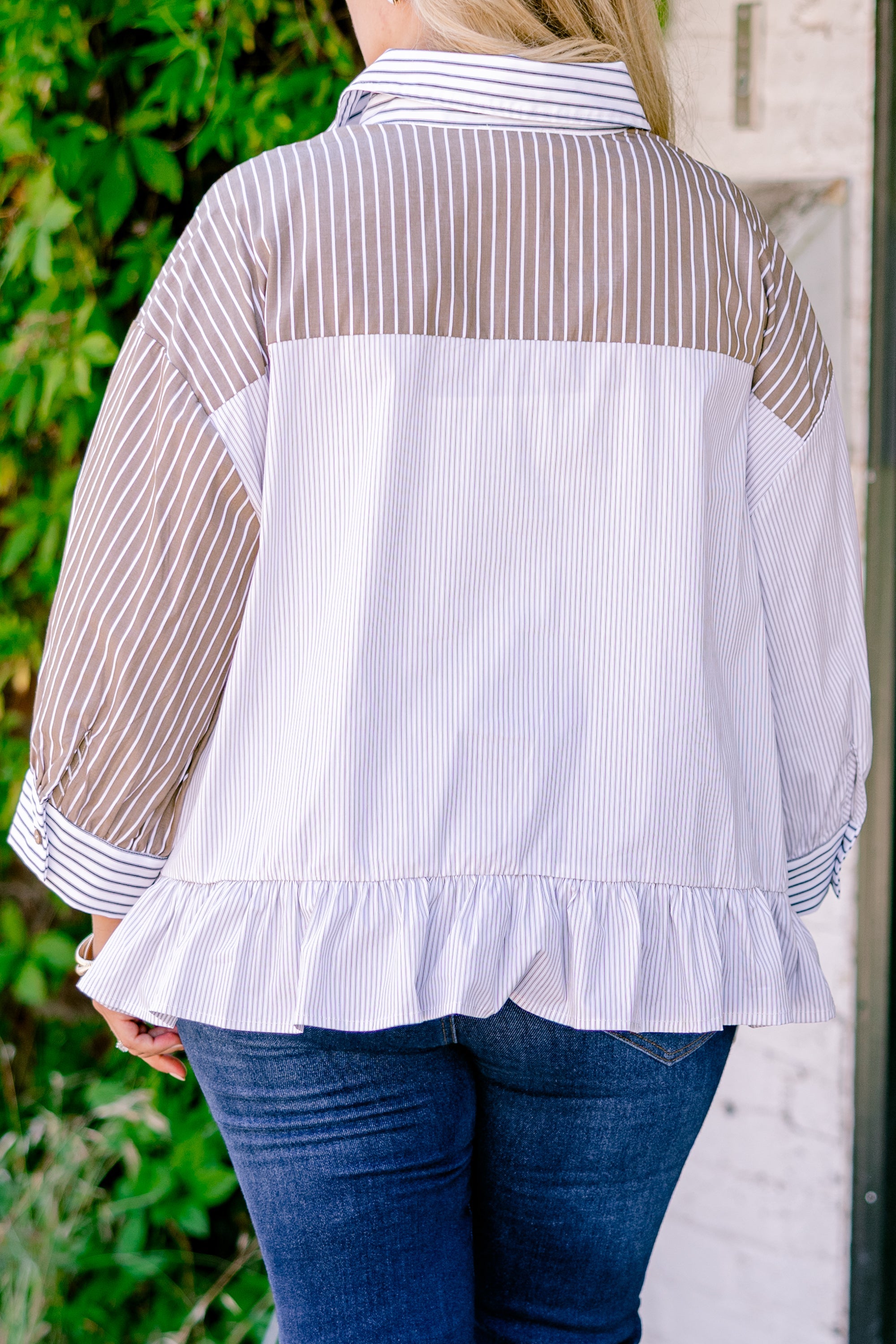 Feel Free Top, Brown Multi