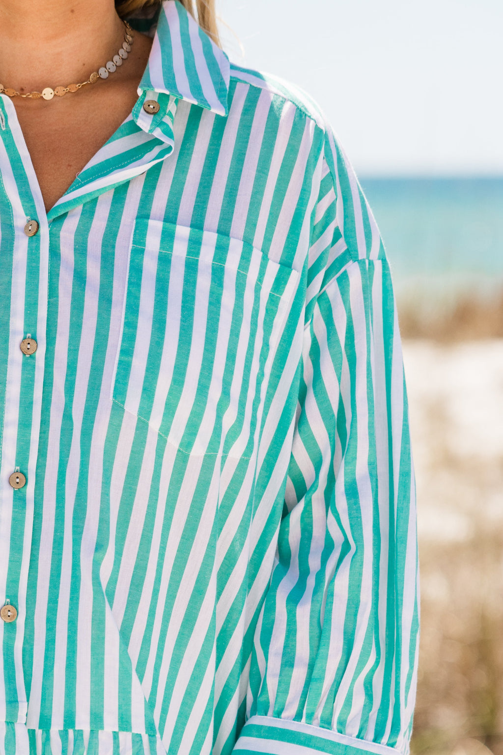 Feel Free Top, Turquoise