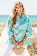 Feel Free Top, Turquoise
