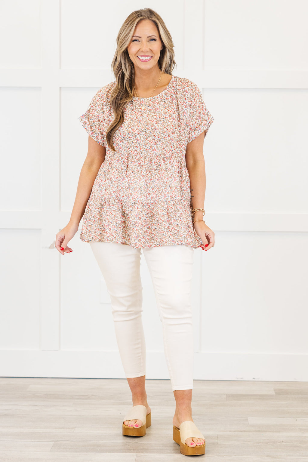 Feeling Accomplished Top, Taupe