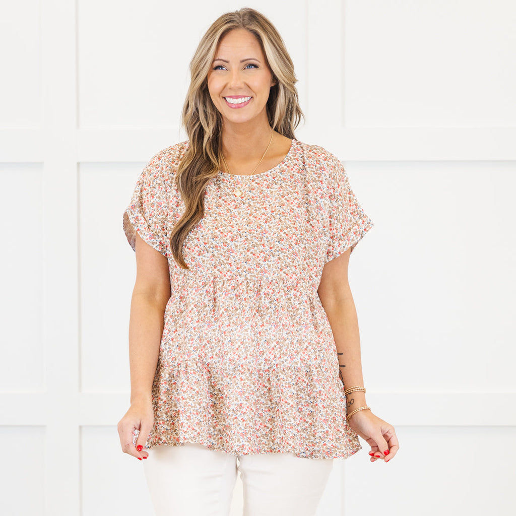Feeling Accomplished Top, Taupe