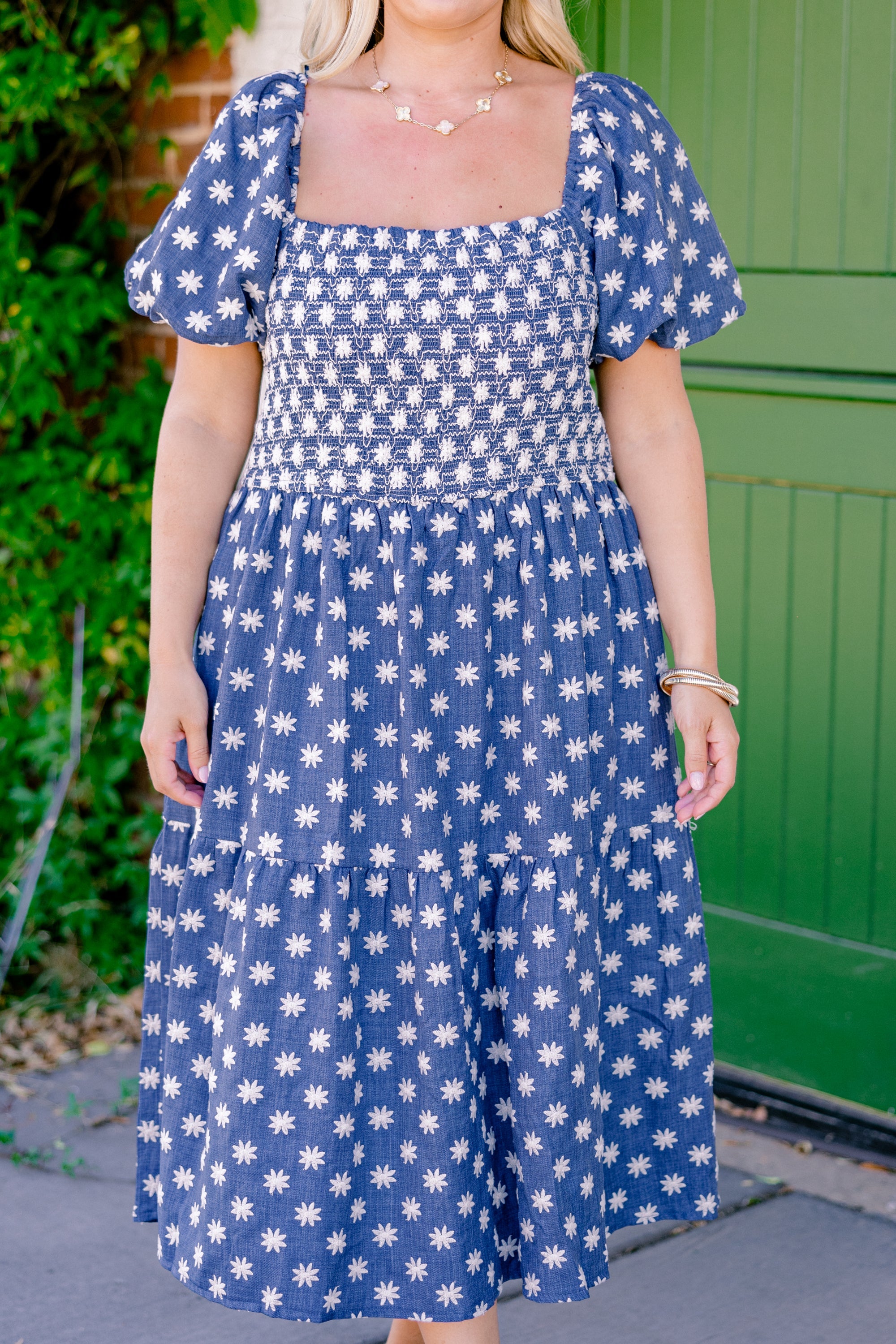Feeling Grateful Midi Dress, Denim