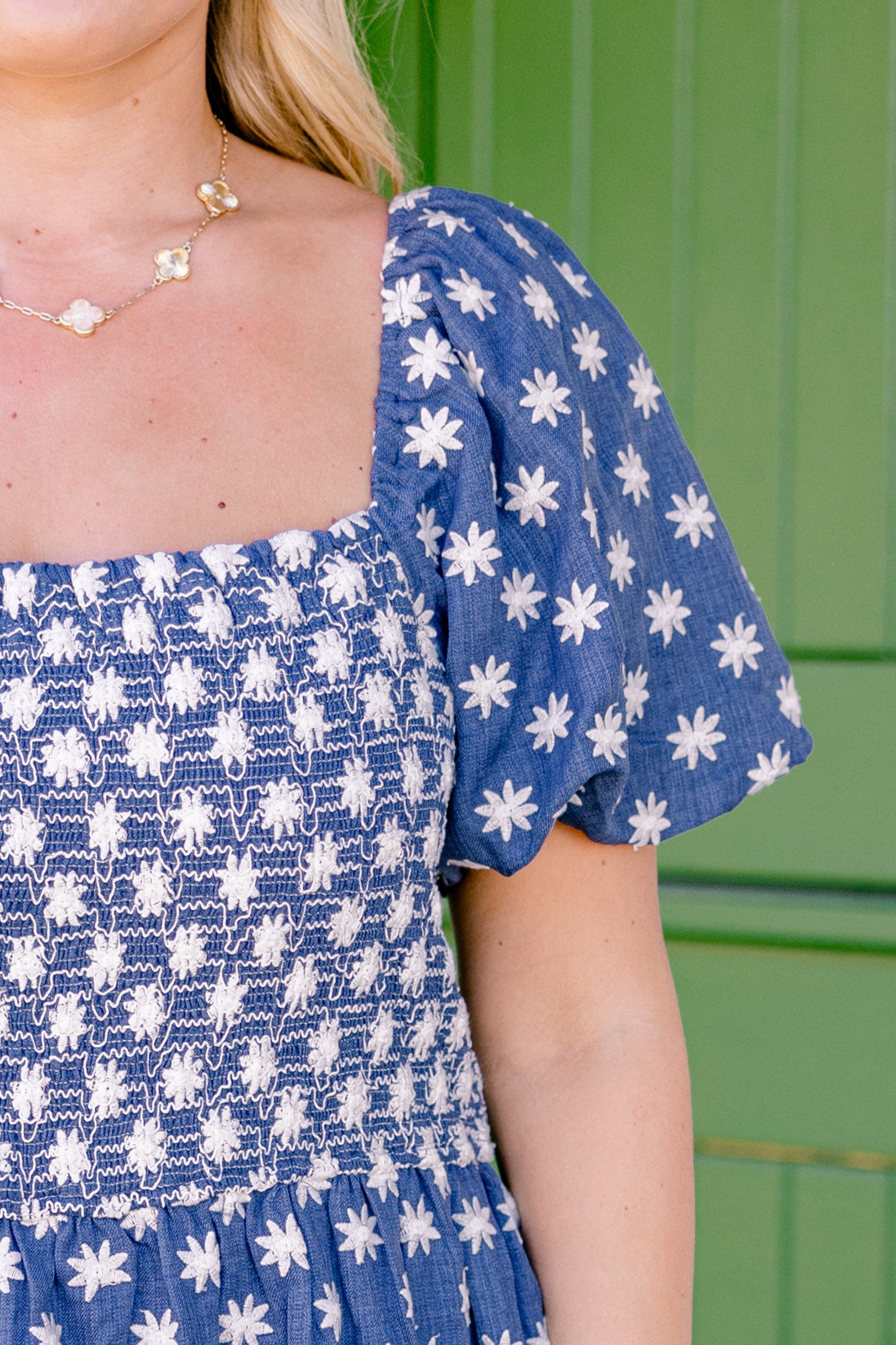 Feeling Grateful Midi Dress, Denim