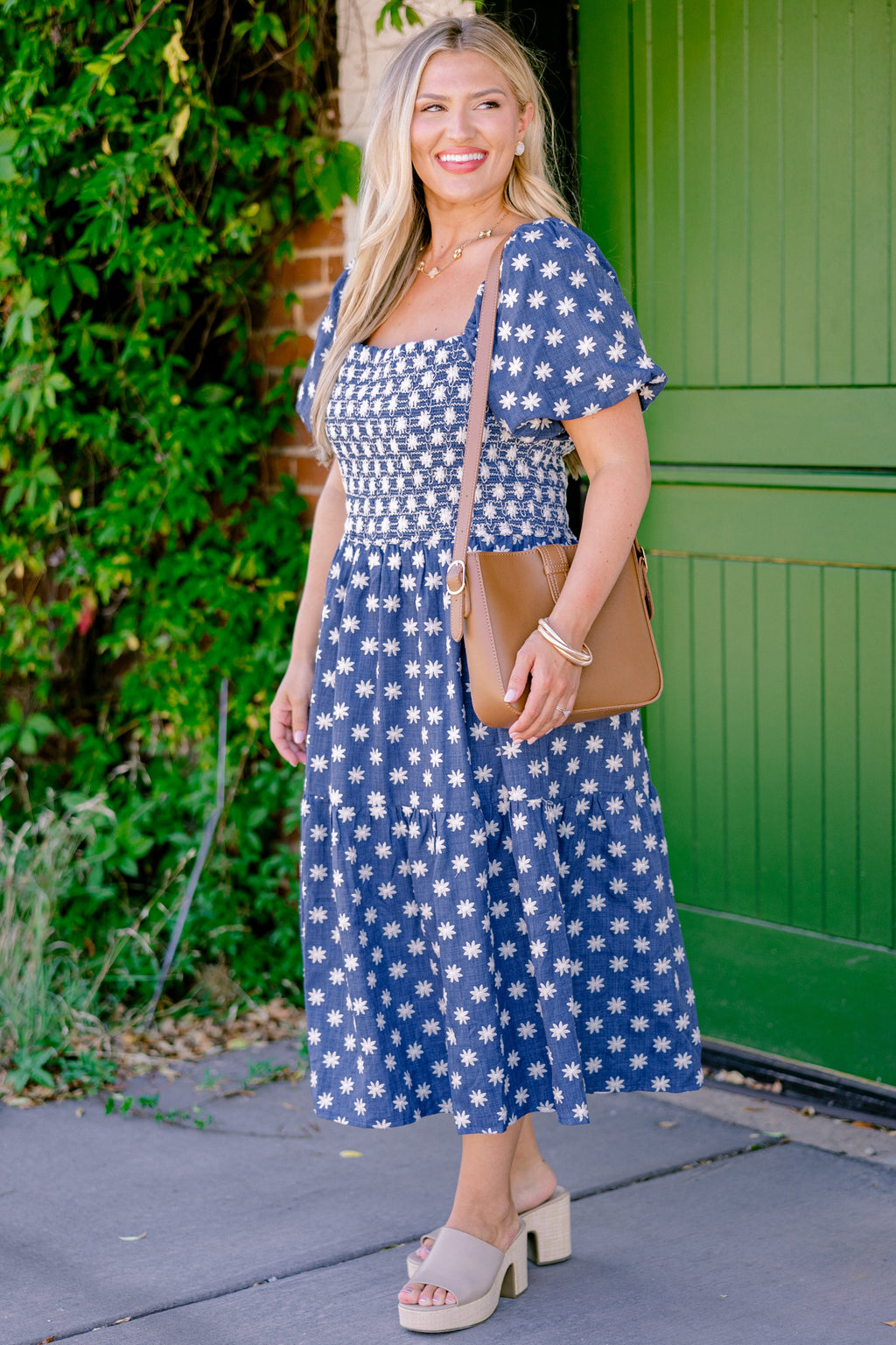 Feeling Grateful Midi Dress, Denim