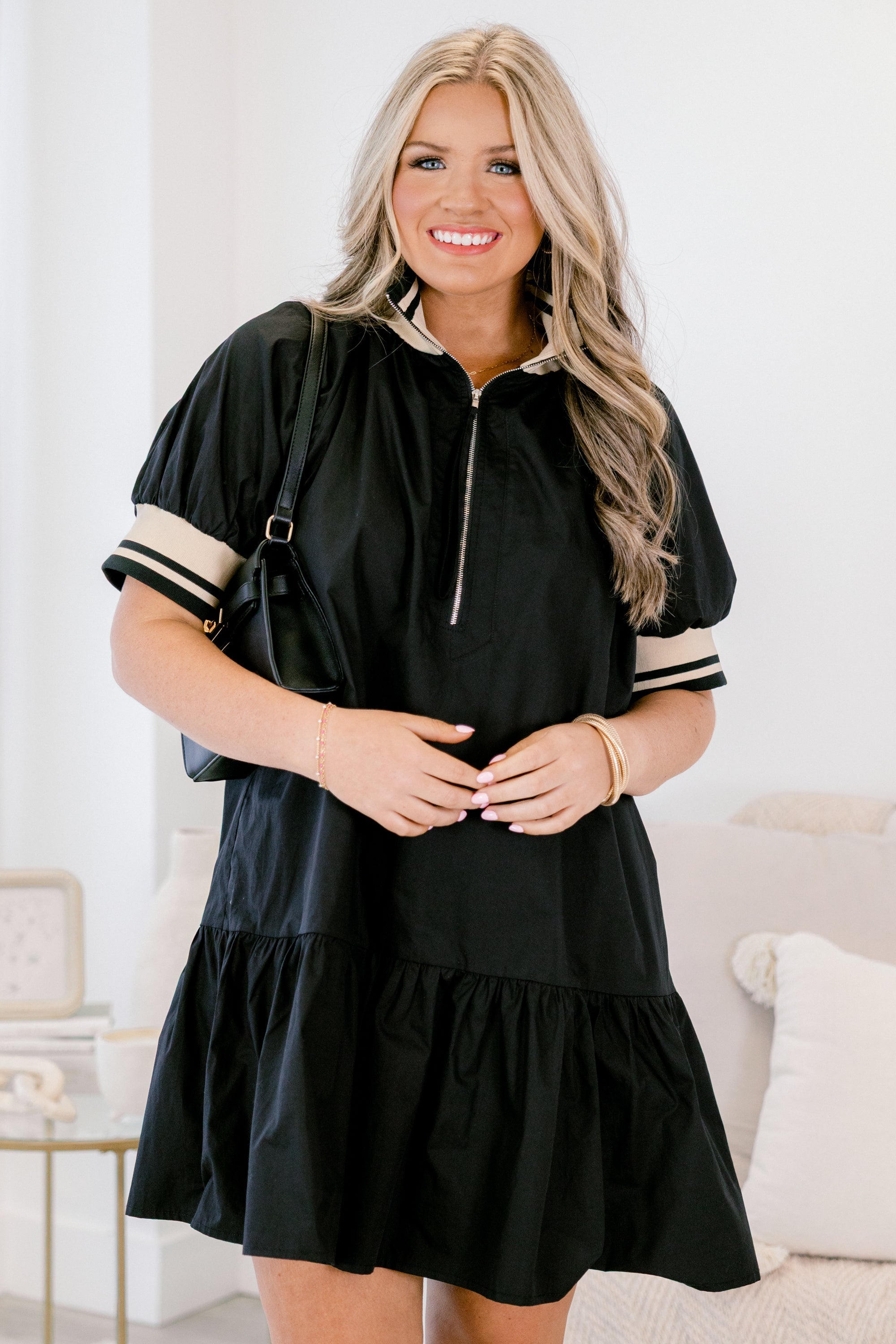 Feeling Like Yourself Dress, Black