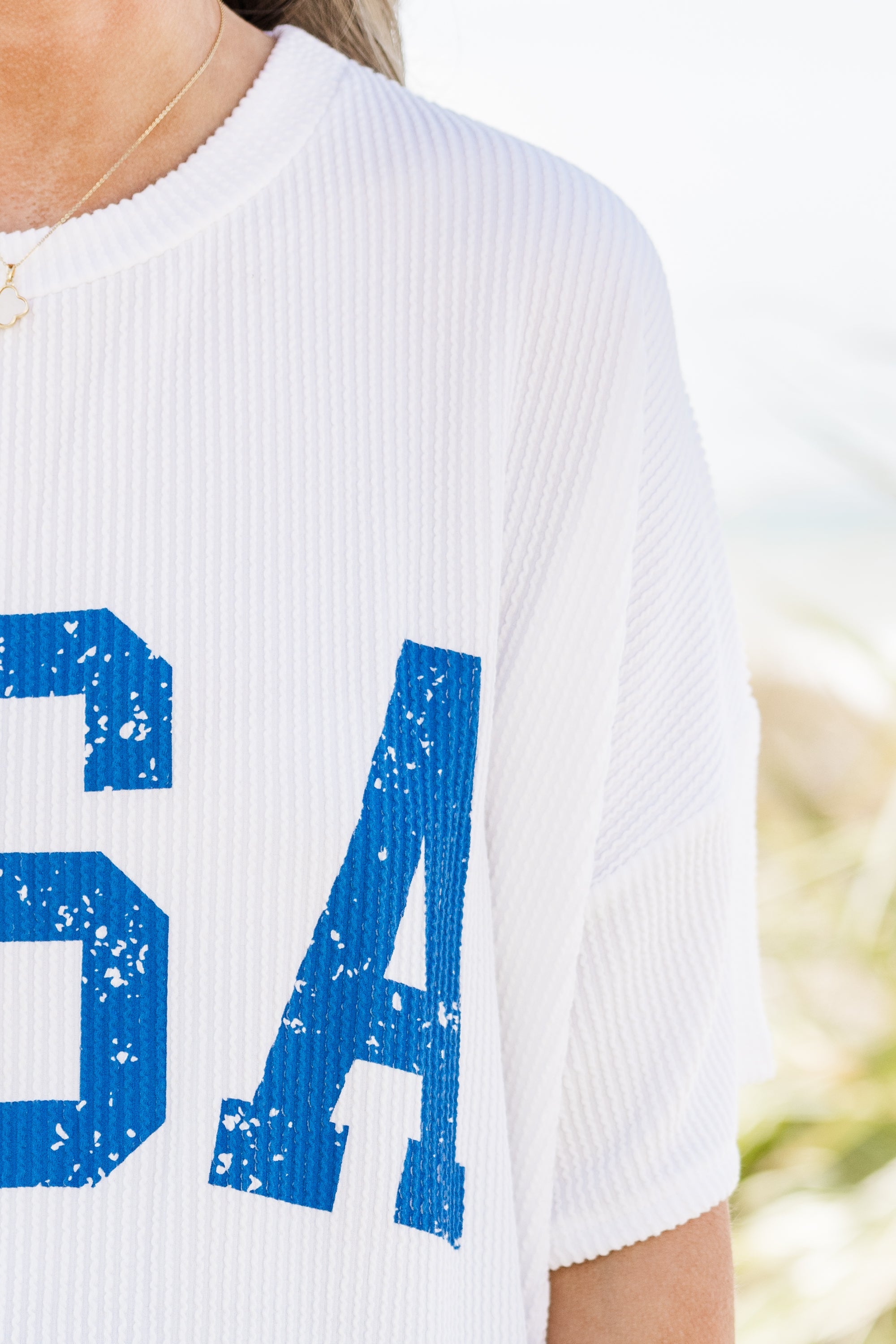 Feeling Patriotic Top, Off White