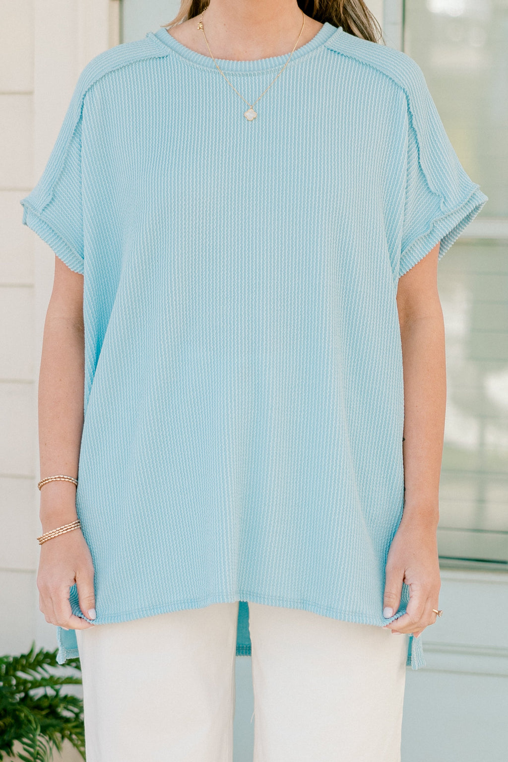 Feeling Refreshed Top, Blue
