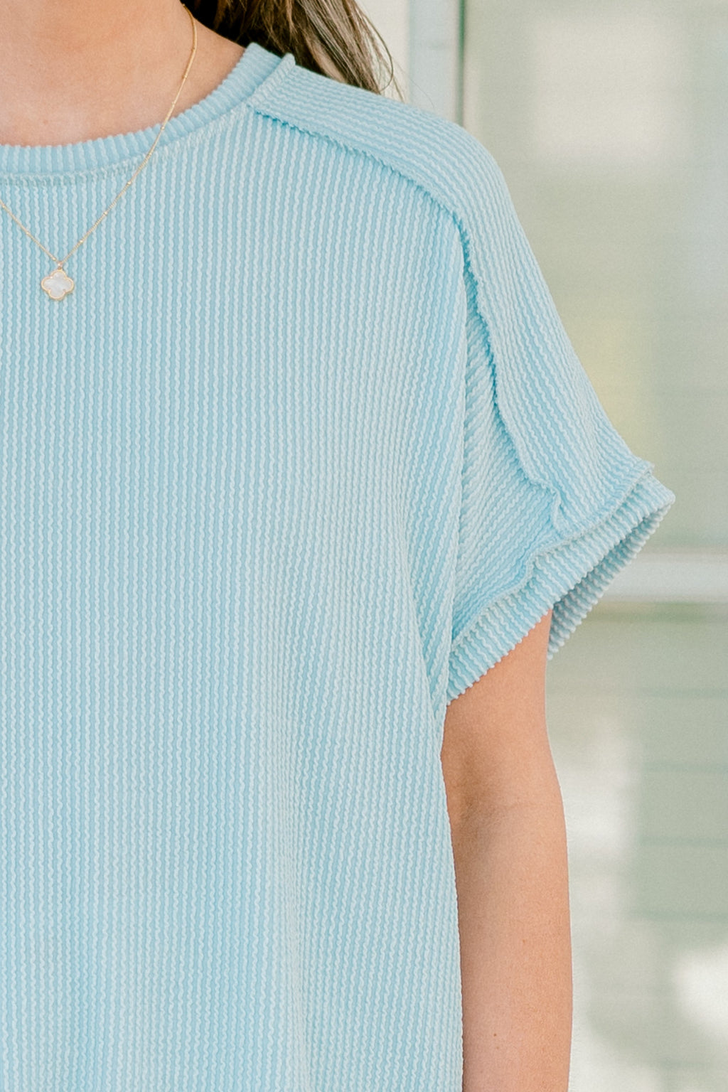 Feeling Refreshed Top, Blue