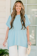 Feeling Refreshed Top, Blue