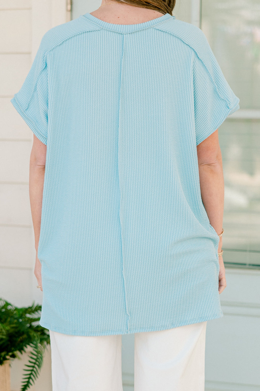 Feeling Refreshed Top, Blue