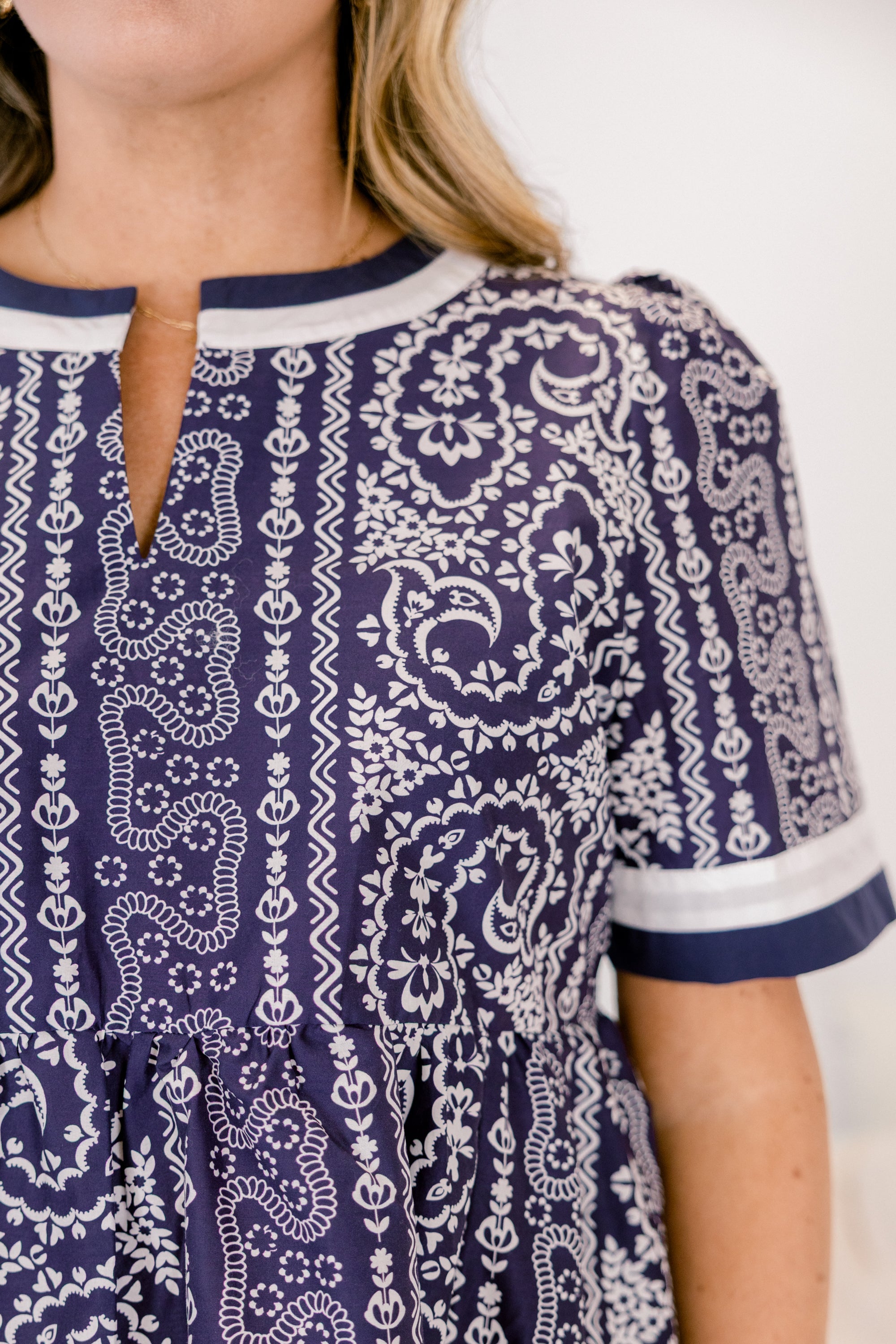 Feelings Still Remain Dress, Navy