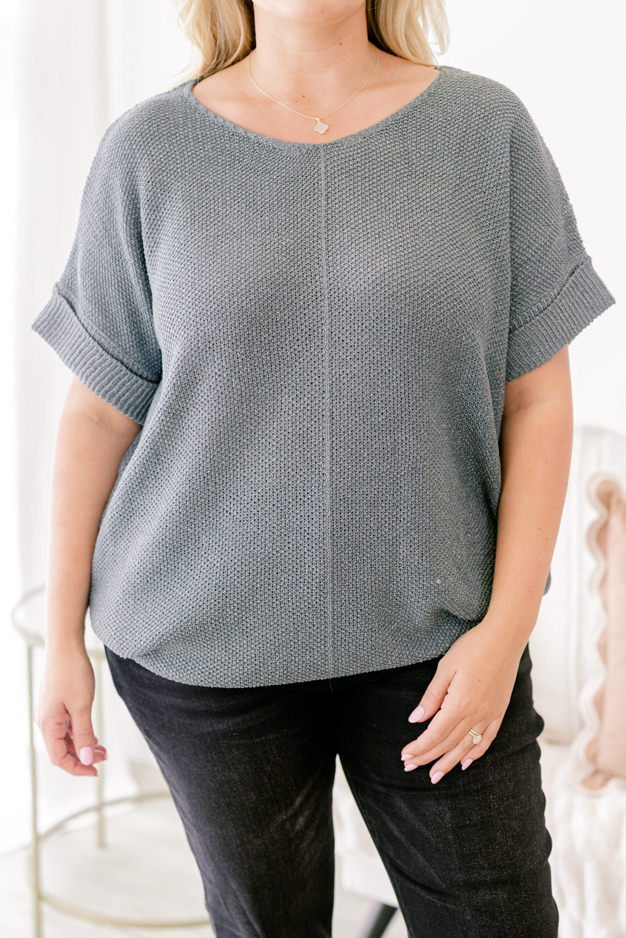 Feels Like The Moment Sweater, Ash Jade