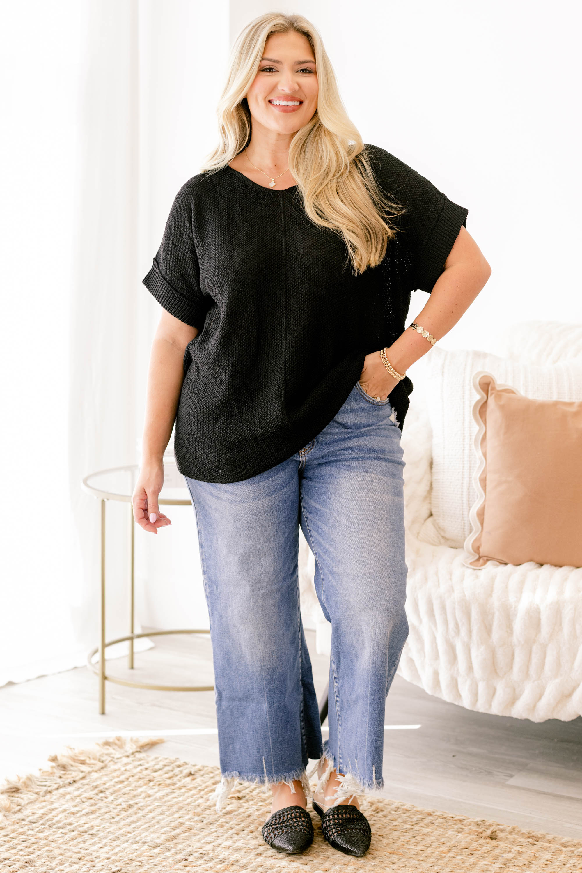 Feels Like The Moment Sweater, Black