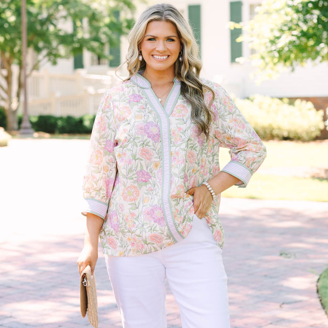 Close To Me Top, Sage
