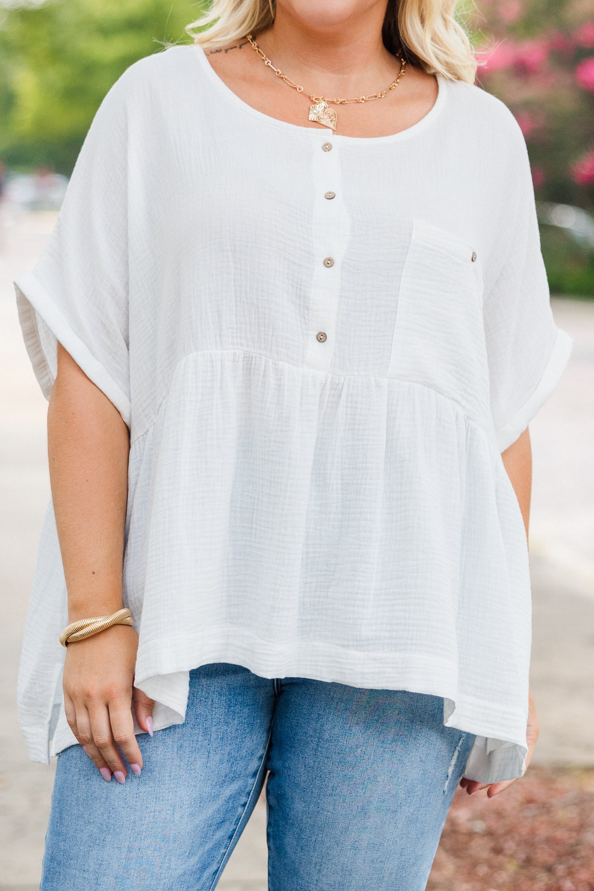 Feels Right Top, Off White