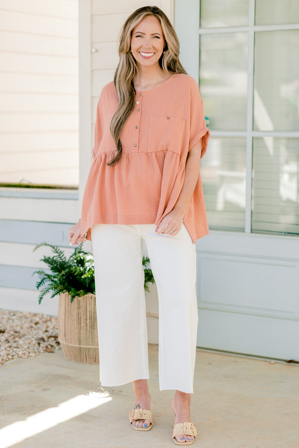 Feels Right Top, Pink