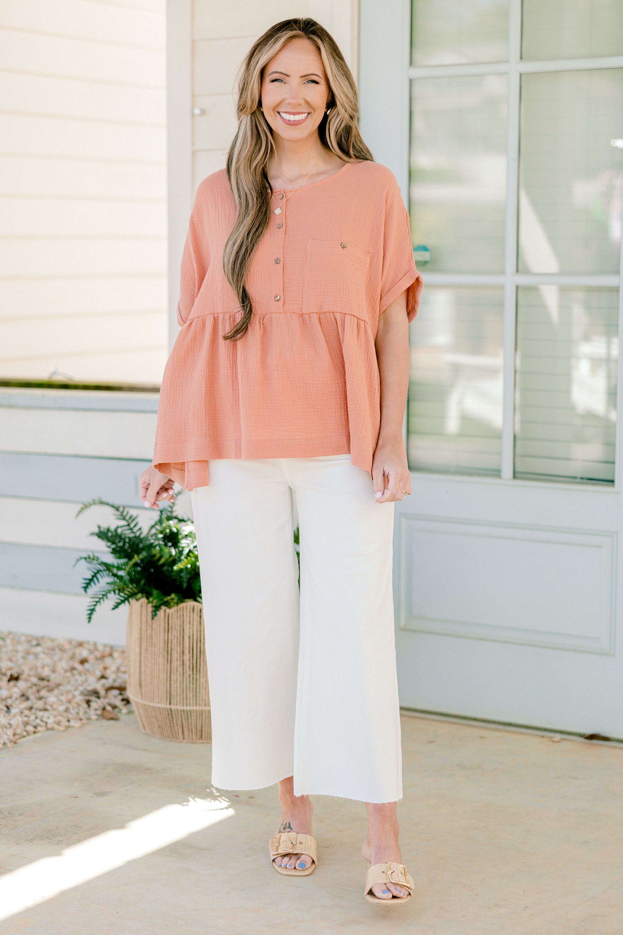 Feels Right Top, Pink