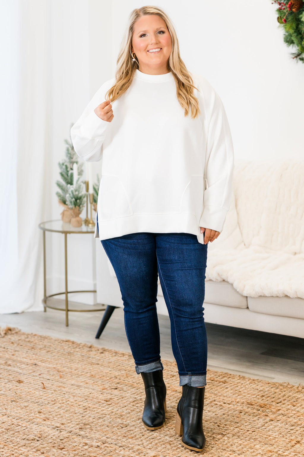 Feels So Sweet Pullover, Ivory