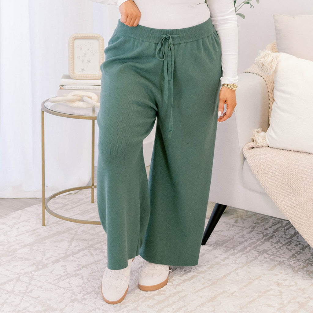Fell In Love Pants, Slate Green