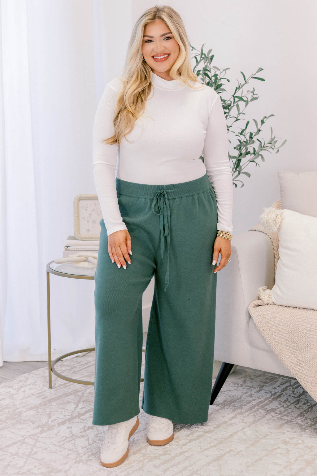 Fell In Love Pants, Slate Green