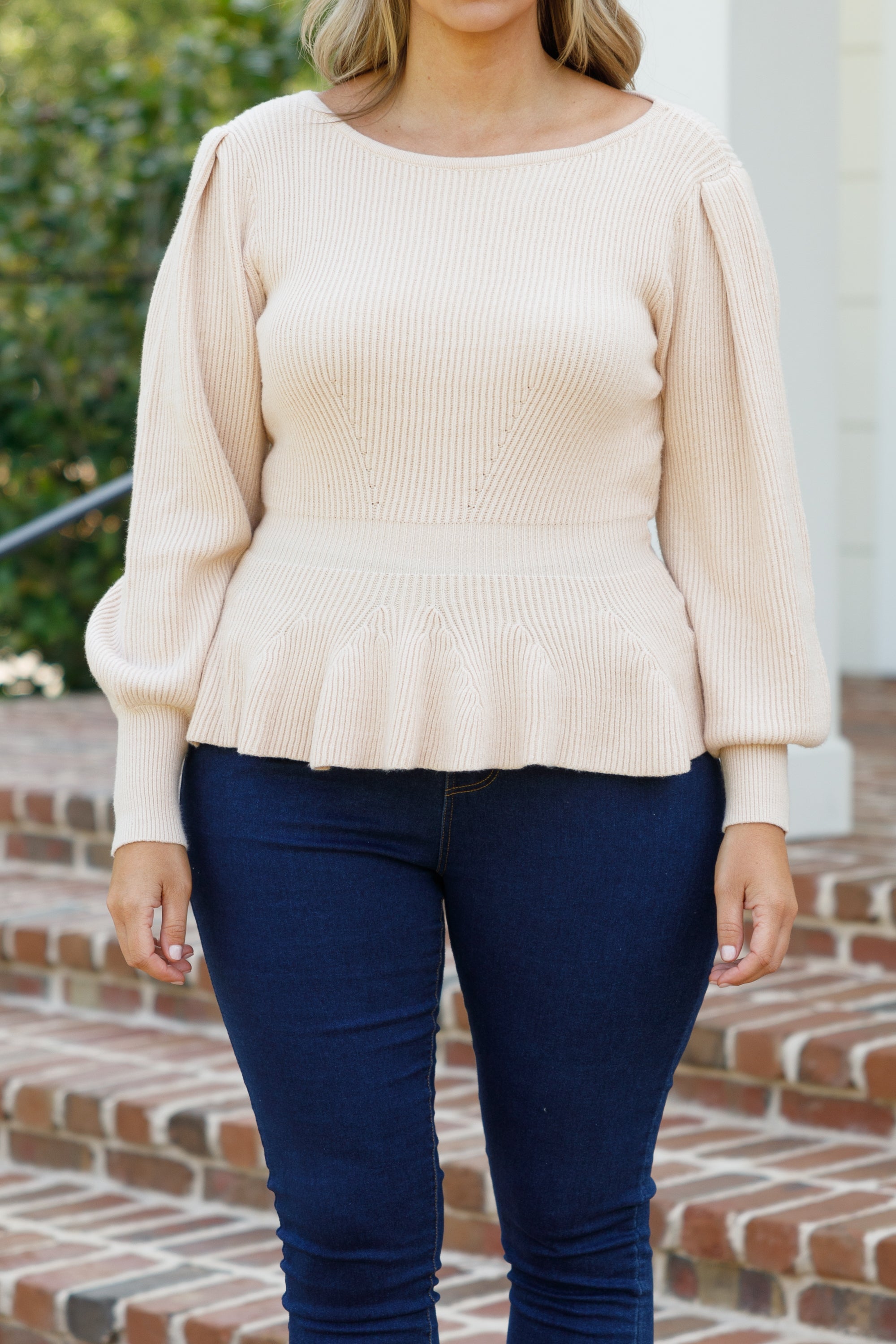 Final Notice Sweater, Cream