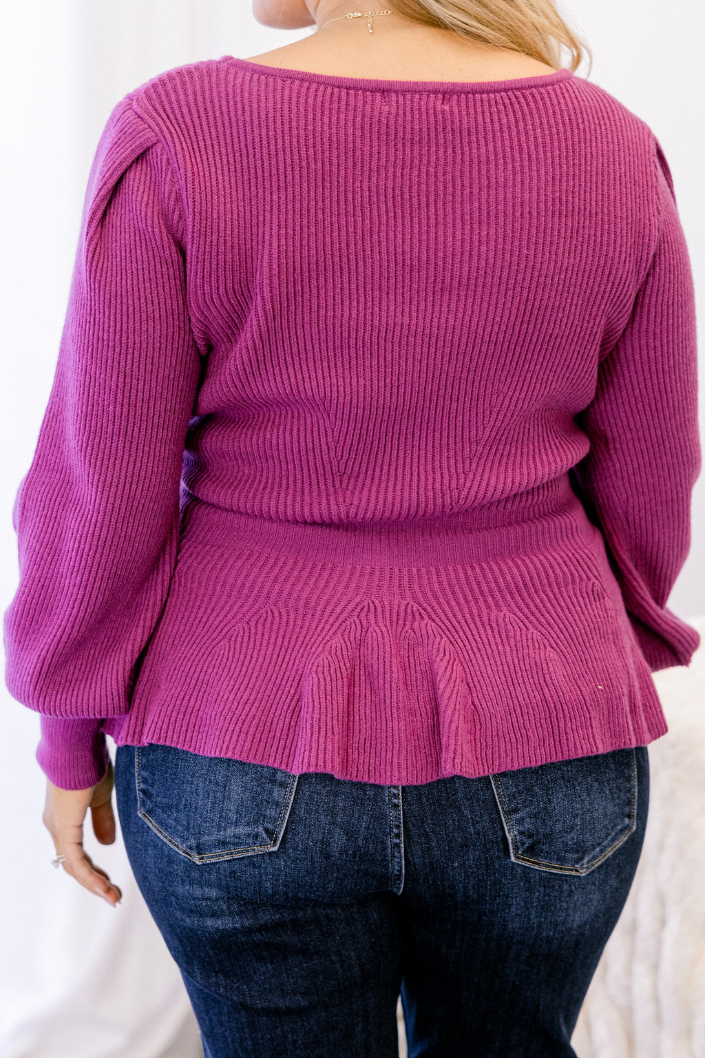 Final Notice Sweater, Magenta
