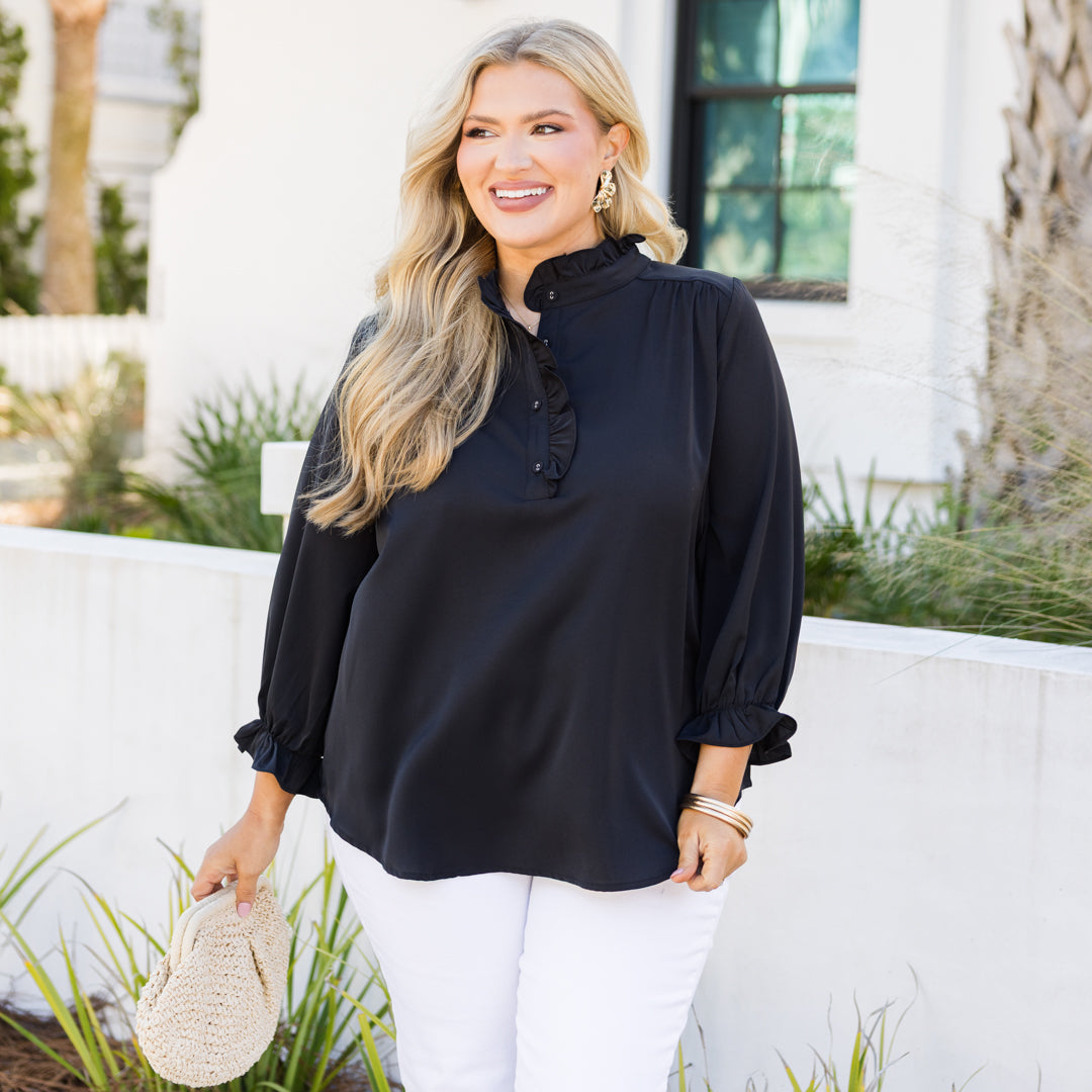 Find My Muse Top, Black