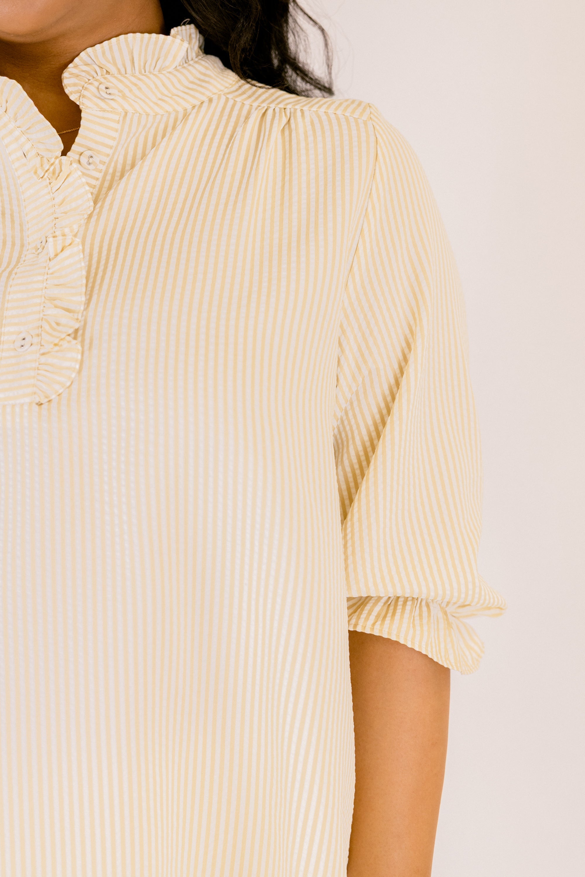 Find My Muse Top, Tan Stripe